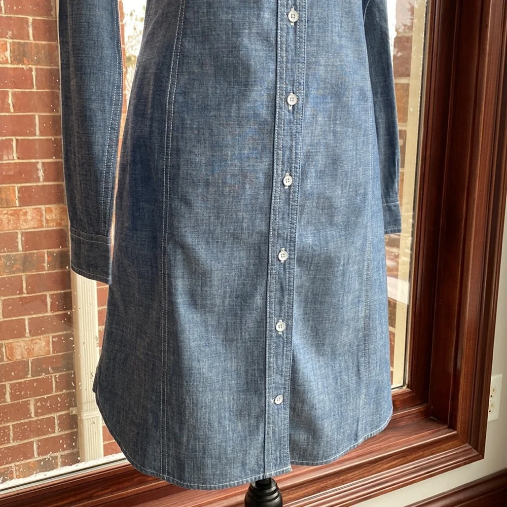 Duluth Trading Co Chambray Dress - Picture 2 of 10